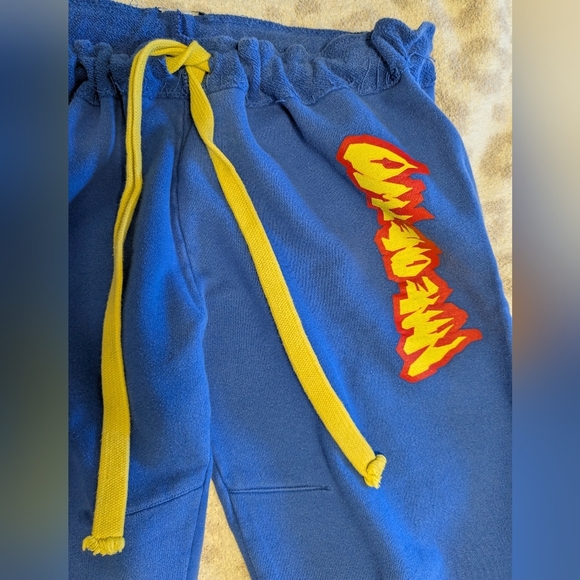 Korean Streetwear Set 91,2 Raglan Tshirt And Sweatpants Unique Details Cotton Sm - Picture 3 of 11